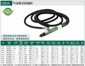 气动笔式研磨机 ; 02514