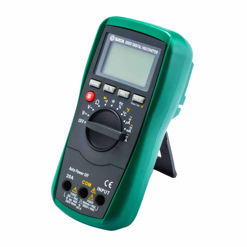 带温度测量数字万用表 ; 03017