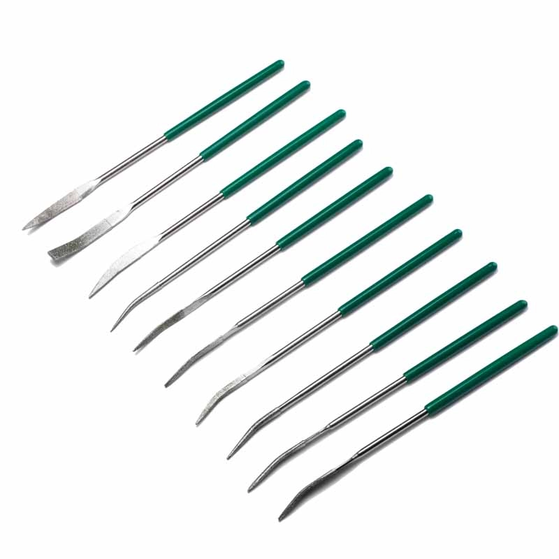 10件套金刚石异型什锦锉3x140MM ; 03805