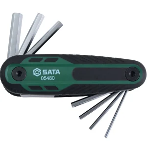 (电商)8件卡槽折叠内六角组套 ; 05480