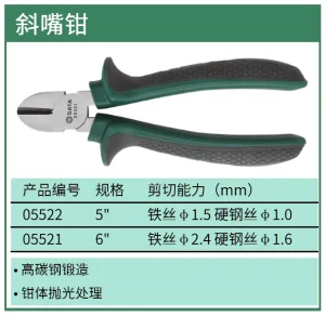 (电商)迷你斜嘴钳5吋 ; 05522