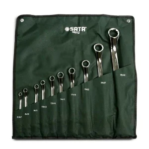 11件全抛光双梅花扳手组套 ; 08012