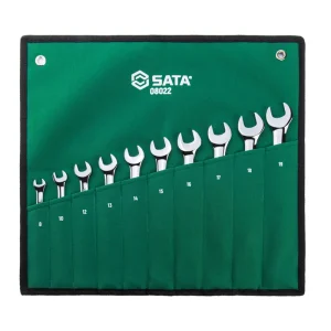 10件全抛光两用扳手组套 ; 08022