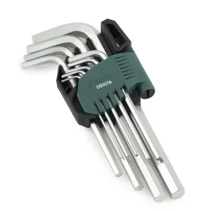 9件铬钒钢加长内六角扳手组套;09107A