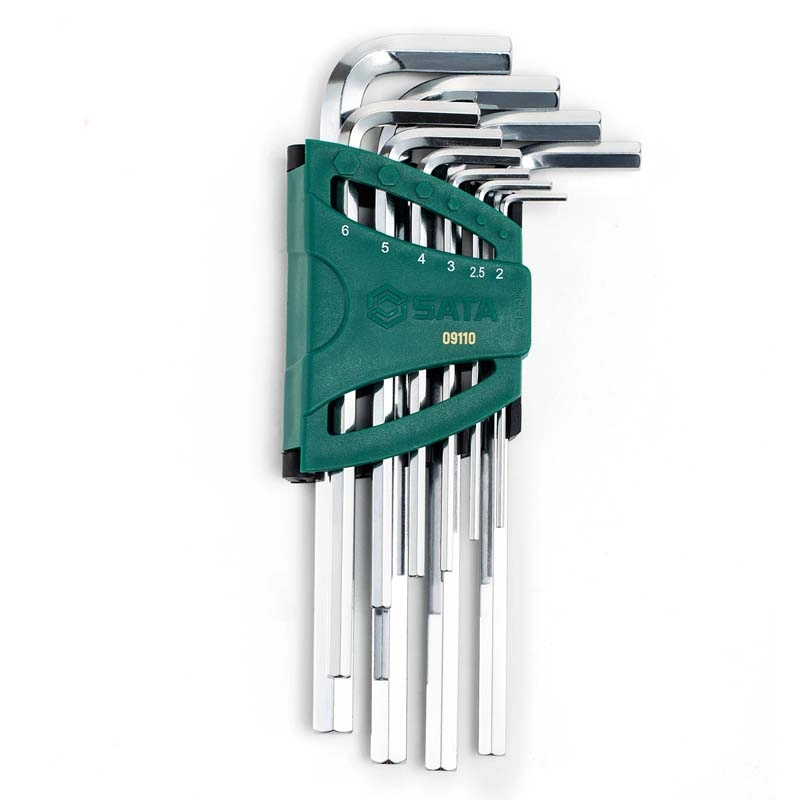 10件加长内六角扳手组套 ; 09110