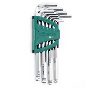 10件加长球头内六角扳手组套 ; 09112
