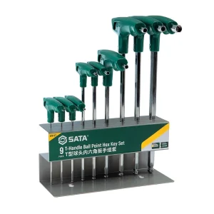 9件T型球头内六角扳手组套 ; 09117