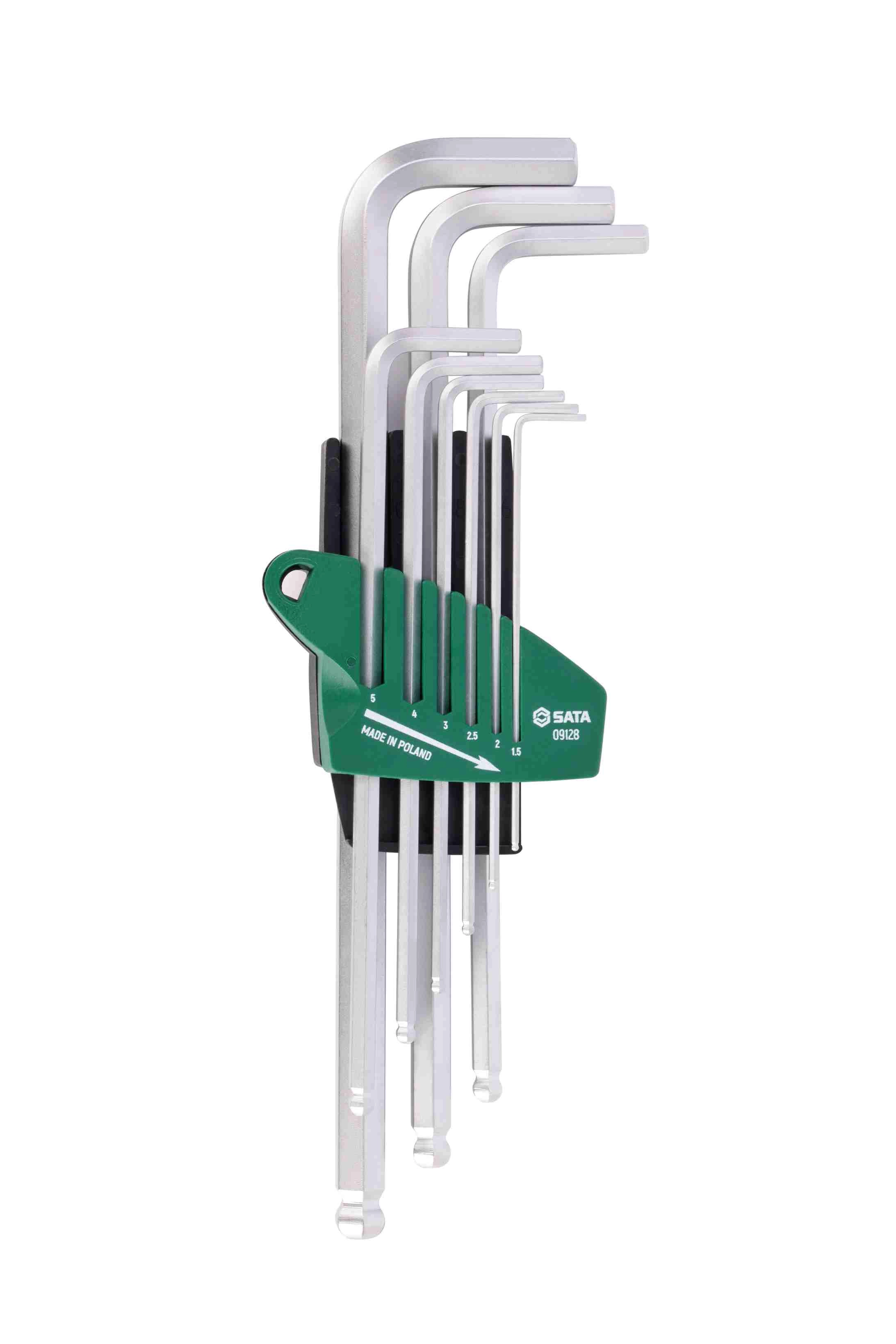 9件G系列特长球头内六角扳手组套 ; 09128