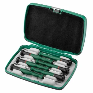 6件一字、十字微型螺丝批组套 ; 09312