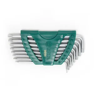 8件加长中孔花形扳手组套 ; 09701