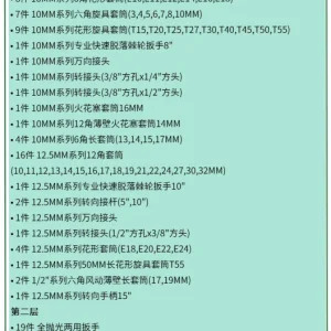 (汽保)231件品牌机修工具车组套（宝马）+4抽屉2门工具车 ; 09924