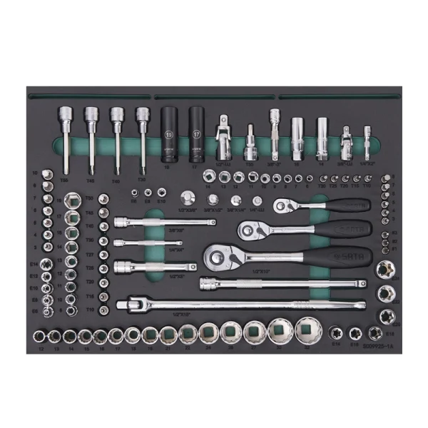 (汽保)210件品牌机修工具车组套（奔驰）+4抽屉2门工具车 ; 09925