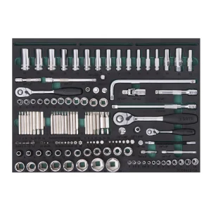 (汽保)242件通用机修工具车组套+6抽屉工具车 ; 09932