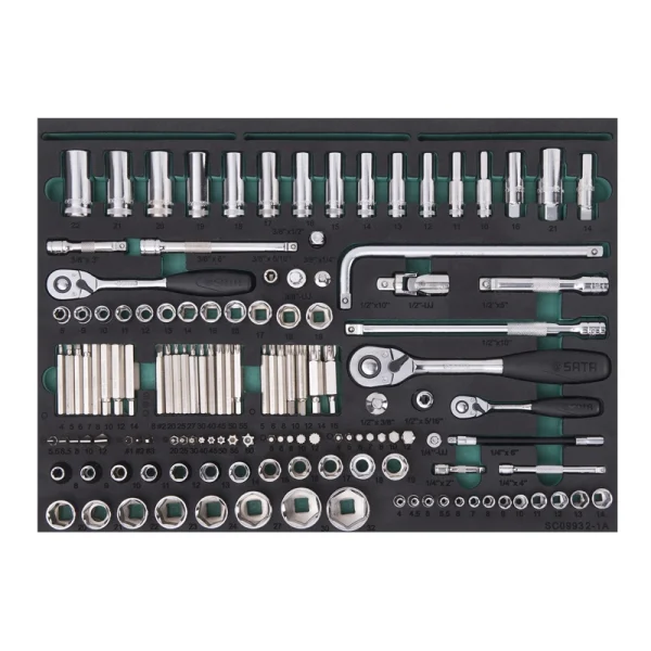(汽保)242件通用机修工具车组套+6抽屉工具车 ; 09932