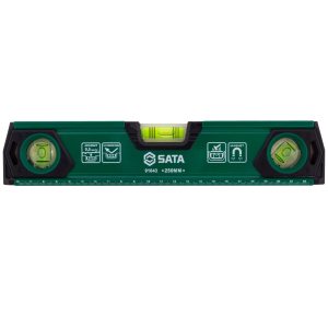 带磁三水平泡水平尺250MM ; 91643