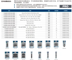 专业级抗冲击批头套装(25mm,PH1,PH2(3×),PH3,PZ2(2×),PZ3);2608522323