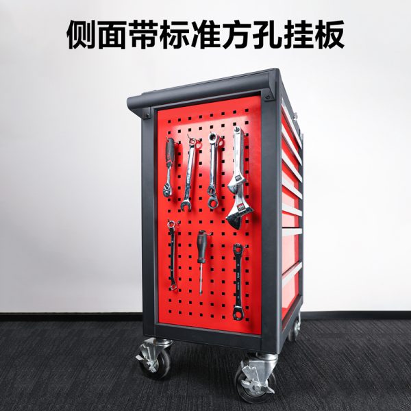 七抽屉工具车890×475×1010mm(红)(台);DQ02307 - 图片 2