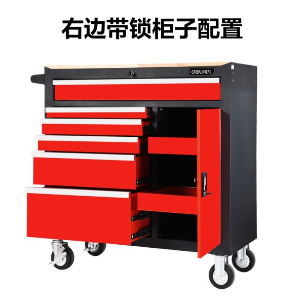 八抽屉工具车1120×460×1060mm(红)(台)(售完取消);DQ02308 - 图片 2