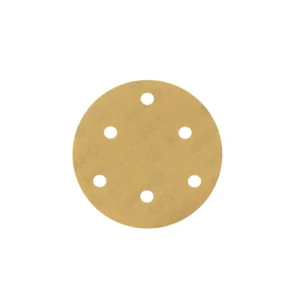 6孔背绒砂碟Ø125xP80 ; 55622