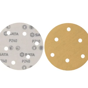 6孔背绒砂碟Ø125xP600 ; 55633