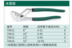 水泵钳8" ; 70411