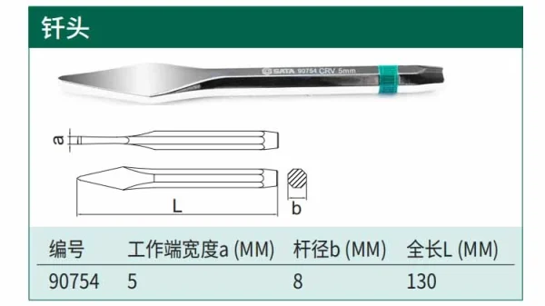 钎头5x130MM ; 90754