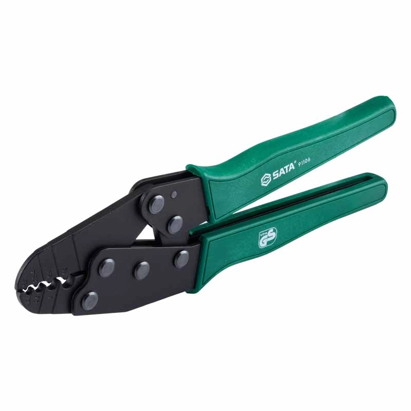 强力不绝缘端子压著钳10" ; 91106