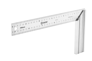 铝柄钢角尺300MM ; 91412