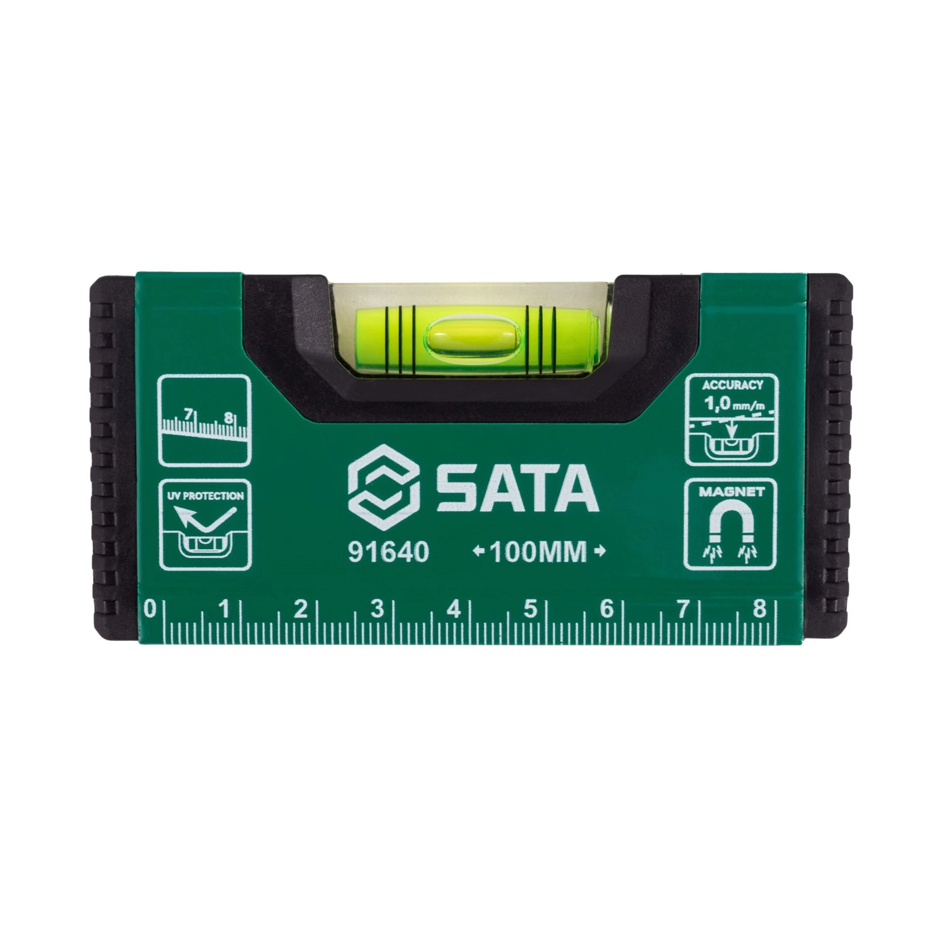 带磁水平尺100MM ; 91640