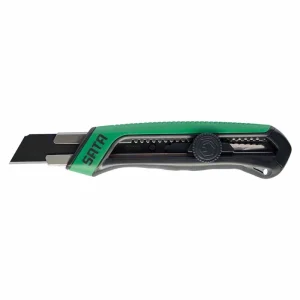 橡塑柄旋钮美工刀7节25x125MM ; 93483