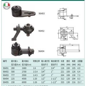 扭力倍增器1680N·m(1:6) ; 96491