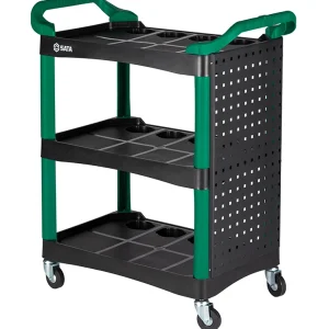 (汽保)塑料工具车+挂板（10个挂钩） ; AE5971