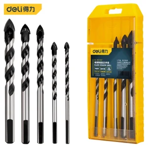瓷砖钻套装5-12mm5件套YG6(黑)(盒);DL-B5125T