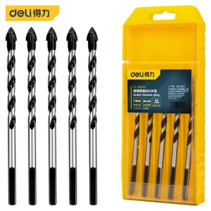 瓷砖钻套装6mm5件套YG6X(黑)(盒);DL-B6005T