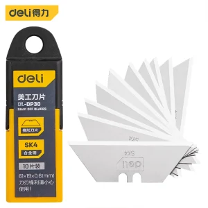 美工刀片T型厚0.6SK2(红)(盒);DL-DP30