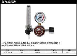 氩气减压器2类型(黑)(只);DL-YQAR-A