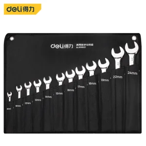 镜面两用扳手套装12件套(银)(套);DL130012T