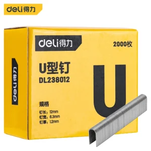 U型钉12x6.3x1.2mm2000枚(银)(盒);DL238012