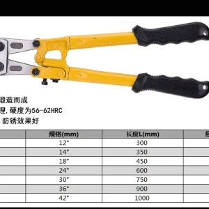 断线钳12寸(黄)(把);DL2687