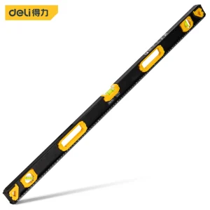 水平尺1000mm工字实心铝0.5mm/m(黄);DL2921000