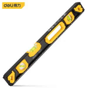 水平尺500mm工字实心铝0.5mm/m(黄)(把);DL292500