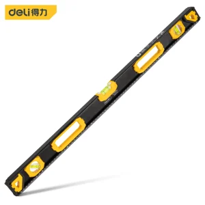 水平尺800mm工字实心铝0.5mm/m(黄)(把);DL292800