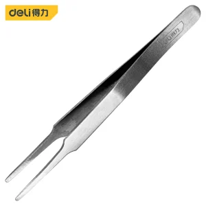 镊子120mm平头不锈钢(银)(支);DL396202