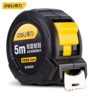 钢卷尺5mx25mm尼龙覆膜(黑)(把);DL9025P