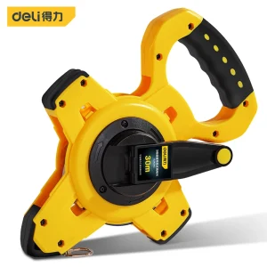 架式钢卷尺30mx12.5mm三倍速塑壳(黄)(把);DL9030G