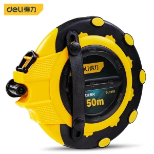 盒式皮卷尺50mx14.5mm三倍速(黄)(把);DL9950