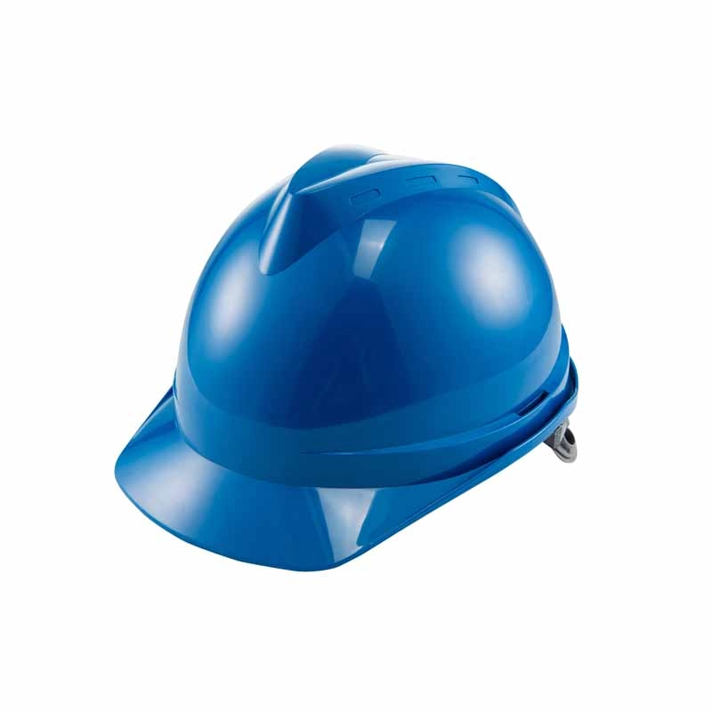 (PPE渠道)V顶ABS标准安全帽-蓝色 ; TF0201B