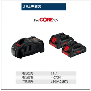 ProCORE Starterkit 18V 4.0Ah (EneRacer)两电一充套装;1600A01B71