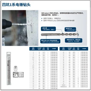 四坑1系钻头 12X100/160;2608680277