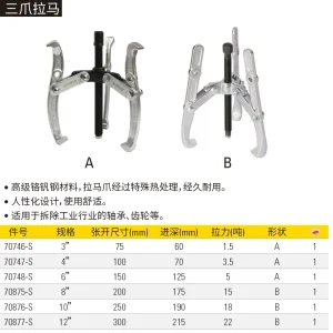 3爪拉马3"/75mm;70746-S